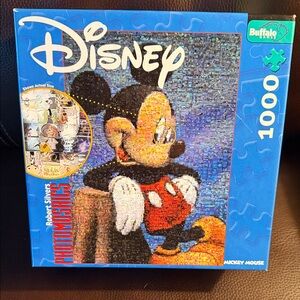 Disney Buffalo Photomosaics Mickey Mouse Puzzle.  1000 pieces.